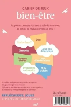 Cahier de jeux bien-être. Plus de 70 jeux pour se ressourcer, Rebecca Benedittini