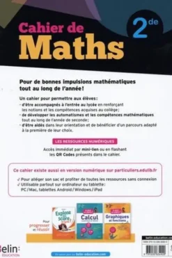 Cahier de Maths 2de, Stéphane Percot