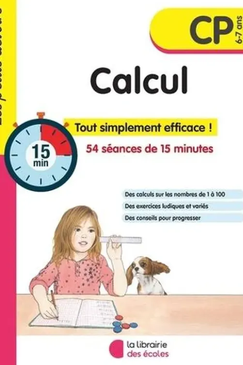 Calcul CP. 54 séances de 15 minutes, Edition 2023, Brigitte Guigui