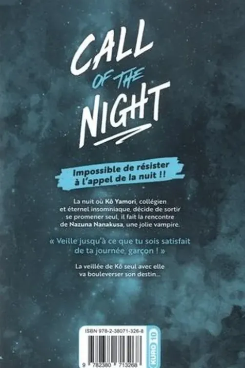 Call of the night Tome 1, Kotoyama