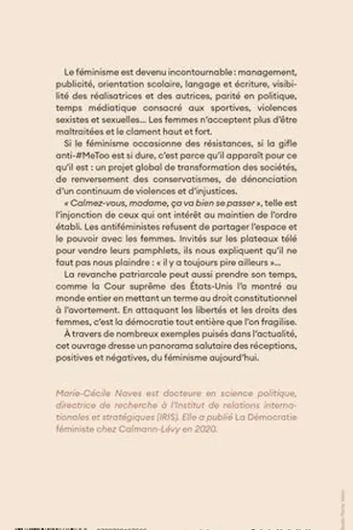 "Calmez-vous madame,ça va bien se passer". Réceptions du féminisme, Marie-Cécile Naves