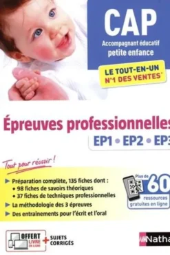 CAP Accompagnant éducatif petite enfance. Epreuves professionnelles EP1, EP2, EP3, Edition 2023, Louisa Rebih