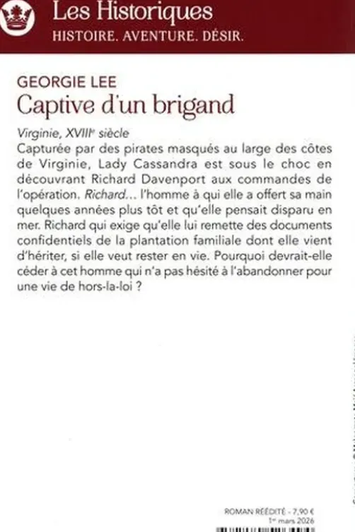 Captive d'un brigand, Georgie Lee