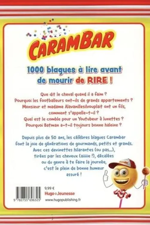 Carambar. 1000 blagues à lire avant de mourir de rire !
