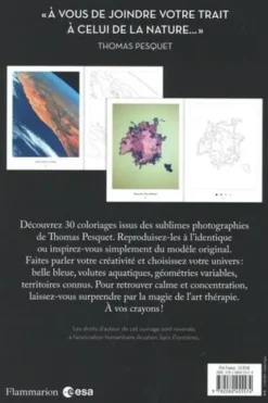 Carnet de coloriages. La terre entre nos mains, Thomas Pesquet