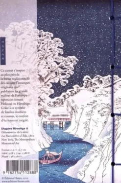 Carnet La neige dans l'estampe japonaise, Hazan