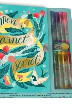 Carnet secret. Avec 1 stylo magique, 1 cadenas et 2 clés, Stéphanie Desbenoît