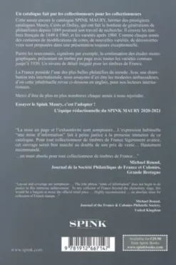 Catalogue de timbres de France. 1849-1960 et variétés après 1960, Edition 2020-2021, Spink