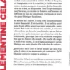Ce feu qui me brûle, Clémentine Célarié