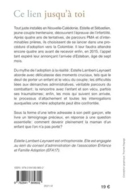 Ce lien jusqu'à toi. Un parcours lumineux vers l'adoption, Estelle Lambert