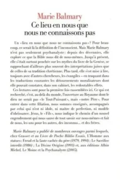 Ce lieu en nous que nous ne connaissons pas. A la recherche du Royaume, Marie Balmary