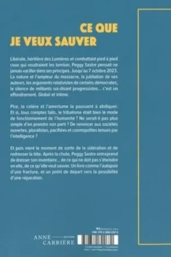 Ce que je veux sauver, Peggy Sastre