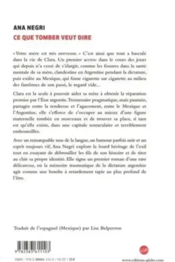 Ce que tomber veut dire, Ana Negri