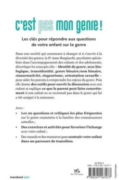 C'est pas mon genre ! Les clés pour répondre aux questions de votre enfant sur le genre, Anne Bargiacchi