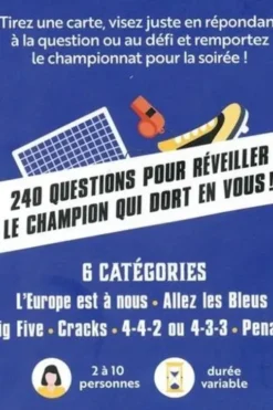 Championat d'Europe de foot. 240 questions et défis footballistiques, Marabout