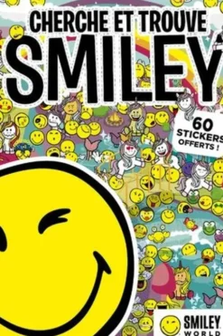 Cherche-et-trouve Smiley. Avec 60 stickers offerts, SmileyWorld