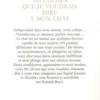 101 choses que je voudrais dire à mon chat, Soledad Bravi