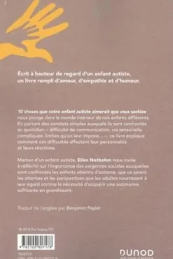 10 choses que votre enfant autiste aimerait que vous sachiez, Ellen Notbohm