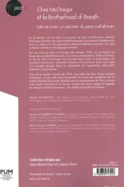 Chris McGregor et la Brotherhood of Breath. Ma vie avec un pionnier du jazz sud-africain