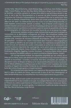 Cinéma absolu. Avant-garde 1920-1930, Patrick de Haas