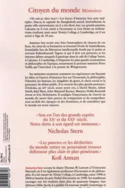 Citoyen du monde. Mémoires, Amartya Sen