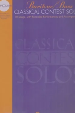 Classical contest solos : Baritone / Bass + CD, ? Collectif