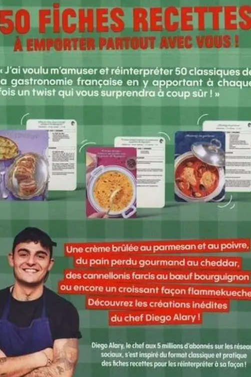 Classiques revisités. Les fiches recettes de Diego Alary