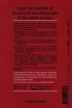 Code de l'entrée et du séjour des étrangers et du droit d'asile. Annoté et commenté, Edition 2023, Xavier Vandendriessche