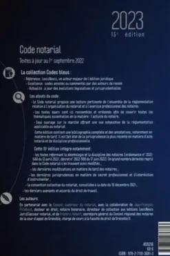 Code notarial. Edition 2023, Conseil supérieur du notariat