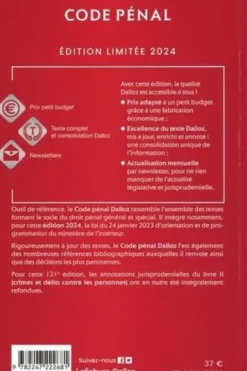 Code pénal annoté. Edition limitée, Edition 2024, Yves Mayaud