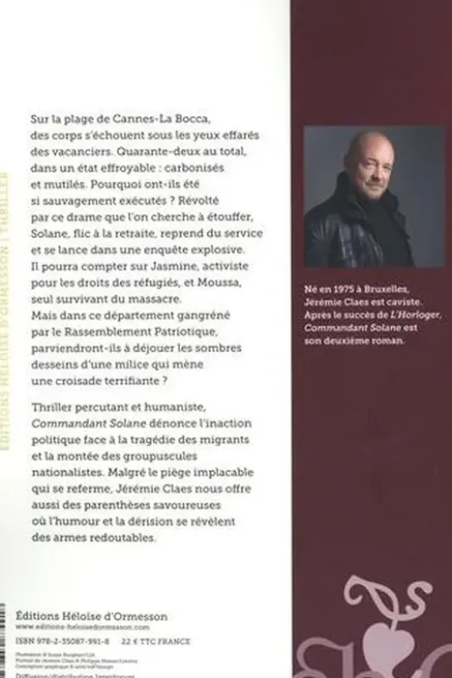 Commandant Solane, Jérémie Claes