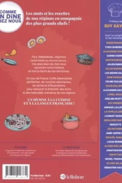 Comme on dîne chez nous. Le grand livre des mots et des recettes de nos régions, Mathieu Avanzi