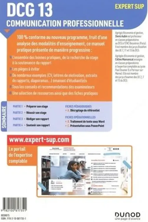 Communication professionnelle DCG 13. Manuel pratique, Denis Aubin