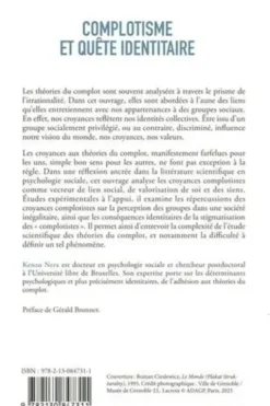 Complotisme et quête identitaire. "Ils conspirent, donc nous sommes", Kenzo Nera