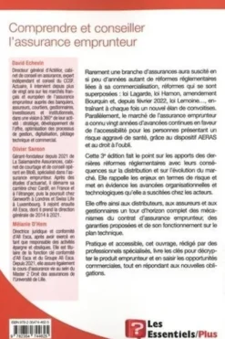 Comprendre et conseiller l'assurance emprunteur. 3e édition, David Echevin