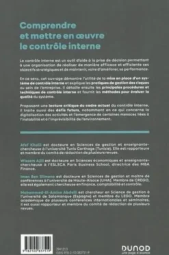 Comprendre et mettre en oeuvre le contrôle interne. Réglementation, concepts et applications, Afef Khalil