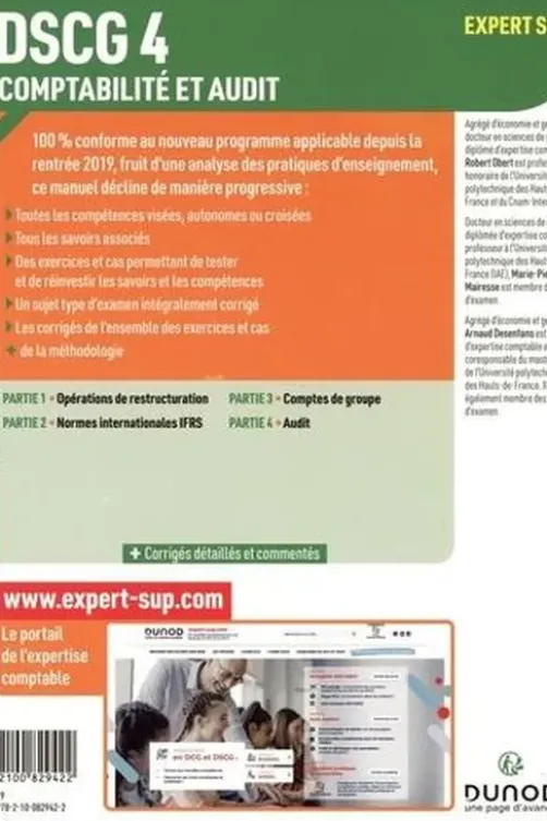 Comptabilité et audit DSCG 4. Manuel, Edition 2021-2022, Robert Obert