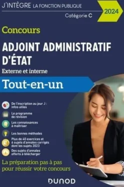 Concours Adjoint administratif d'Etat externe et interne Catégorie C. Tout-en-un, Edition 2024, Audrey Charmont