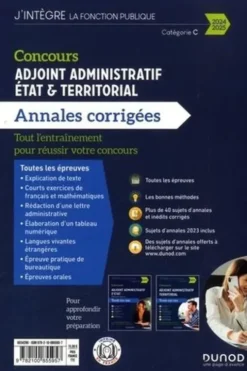 Concours Adjoint administratif Etat & Territorial. Annales corrigées, Edition 2024-2025, Delphine Belleney