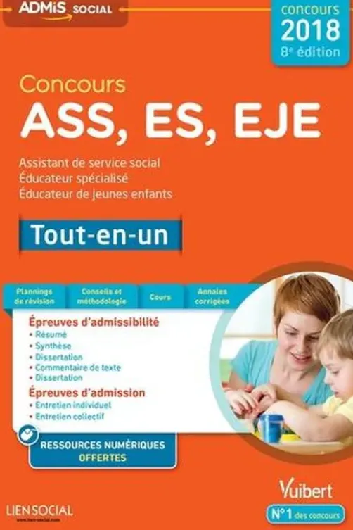 Concours ASS, ES, EJE tout-en-un. Assistant de service social, éducateur spécialisé, éducateur de jeunes enfants, Edition 2018, Isabelle Camenen-Kaya