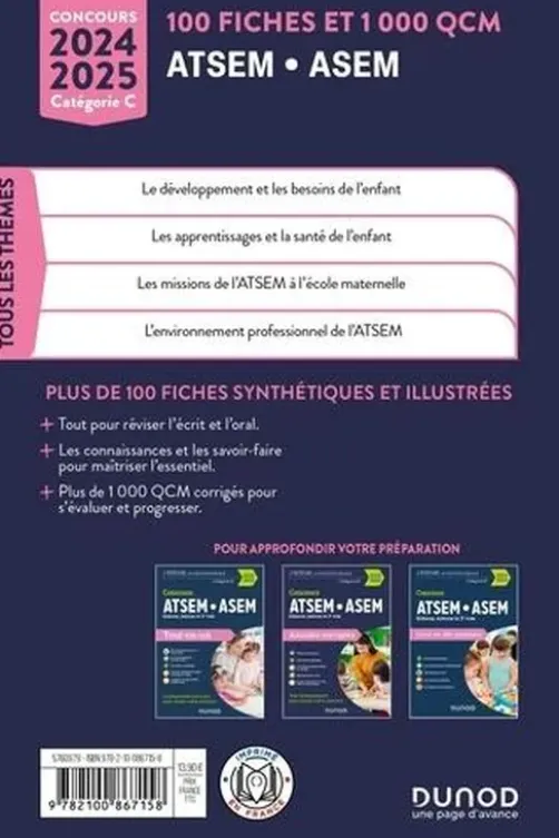 Concours ATSEM/ASEM Externe, interne et 3e voie Catégorie C. Edition 2024-2025, Corinne Pelletier