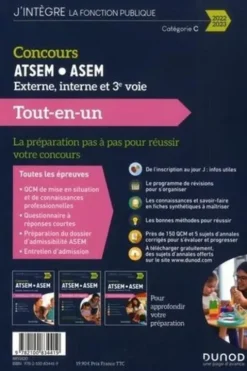 Concours ATSEM, ASEM. Externe, interne et 3e voie Tout-en-un, Edition 2022-2023, Corinne Pelletier