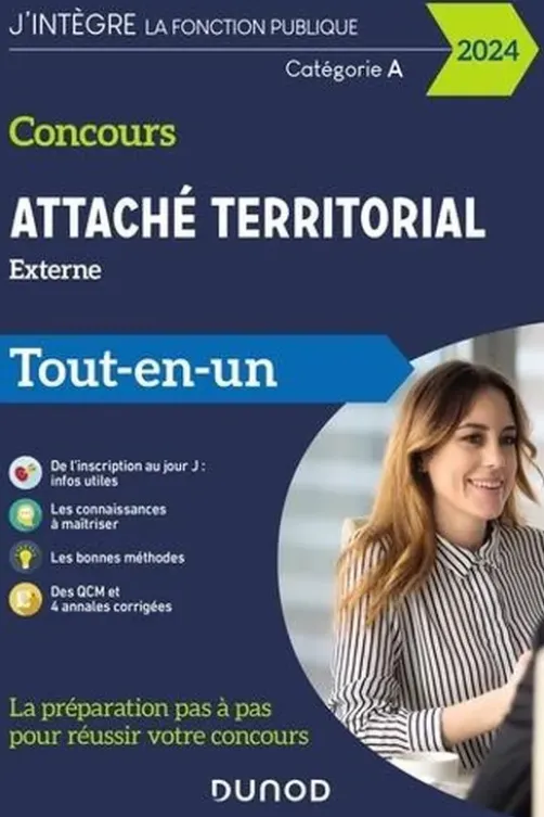 Concours attaché territorial externe. Tout-en-un, Edition 2024, Damien Falco