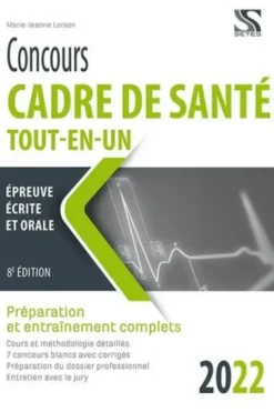 Concours cadre de santé. Edition 2022, Marie-Jeanne Lorson