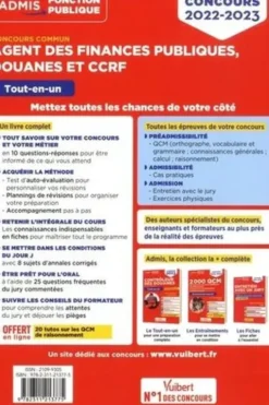 Concours commun Agent des finances publiques, douanes et CCRF Externe, interne, catégorie C. Tout-en-un, Edition 2022-2023, Dominique Dumas
