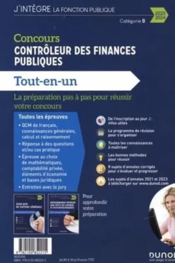 Concours contrôleur des finances publiques. Catégorie B, Tout-en-un, Edition 2023-2024, Pierre Beck