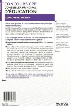 Concours CPE - Conseiller principal d'éducation. 5e édition, Bruno Garnier