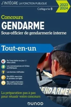 Concours gendarme. Sous officier de gendarmerie interne, Edition 2023-2024, Jean-Marc Groga