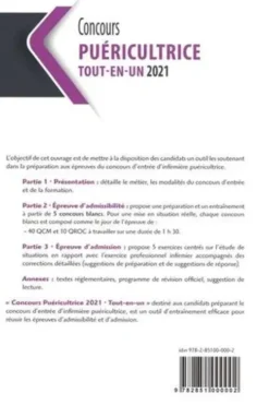 Concours puéricultrice. Edition 2021, Marie-Jeanne Lorson