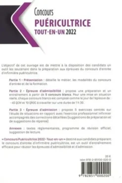Concours puéricultrice. Edition 2022, Marie-Jeanne Lorson